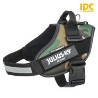 JULIUS K9 IDC POWER-HARNAS/TUIG VOOR LABELS ZWART MAAT 0/58-76 CM - thumbnail