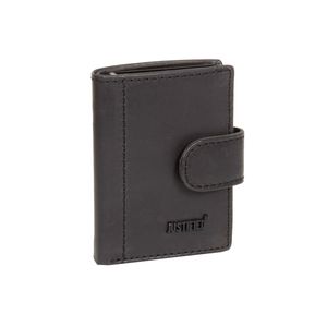 Justified Bags Justified Bags Creditcard Houder Zwart Muntgeldvak