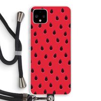Watermelon: Pixel 4 XL Transparant Hoesje met koord