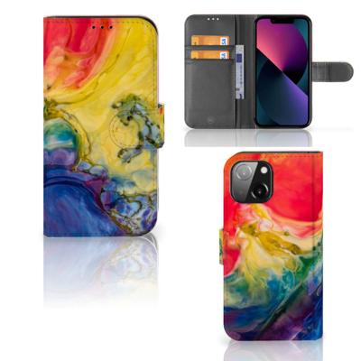 Hoesje iPhone 13 Mini Watercolor Dark