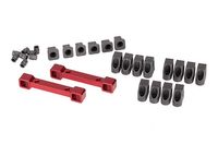 Traxxas - Mounts, suspension arms, aluminum (red-anodized) (front & rear) (TRX-8334R) - thumbnail