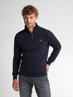 Petrol Sweater Collar Zip M-3050-swc364 Trui 5092 Royal Navy