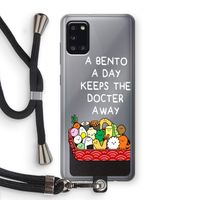 Bento a day: Samsung Galaxy A31 Transparant Hoesje met koord