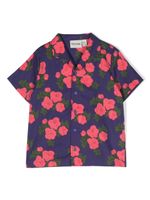 Mini Rodini t-shirt Rose en coton biologique - Bleu