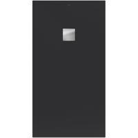 Villeroy & Boch Excello douchevloer - 150x80cm - polyurethaan/acryl Anthracite uda1580exc2v-1s