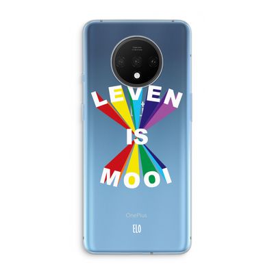 Het Leven Is Mooi: OnePlus 7T Transparant Hoesje