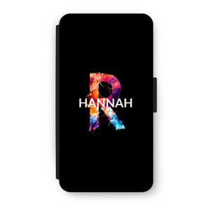 Abstract Spectrum: iPhone XS Flip Hoesje