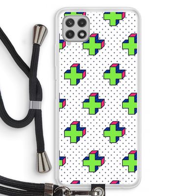 8-bit N°10: Samsung Galaxy A22 4G Transparant Hoesje met koord