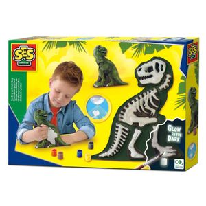 SES Gieten en Schilderen T-Rex met Skelet