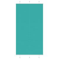 Pliss rolgordijn 110x200cm stofbreedte 109,4cm petrol groen