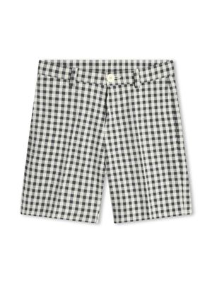 Kenzo Kids short à carreaux vichy - Tons neutres