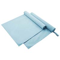 VidaXL Sporthanddoeken 2 pcs blauw 180 x 90 cm polyester en polyamide