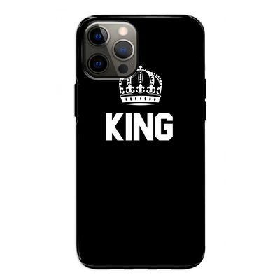 King zwart: iPhone 12 Tough Case