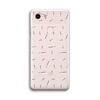 Hipster stripes: Google Pixel 3 Transparant Hoesje