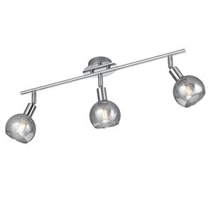 Trio Plafondlamp Chroom Brest 3-lichts verstelbaar R80593006