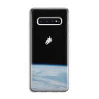 Alone in Space: Samsung Galaxy S10 4G Transparant Hoesje