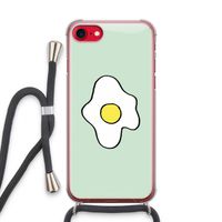 Spiegelei: iPhone SE 2020 Transparant Hoesje met koord