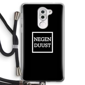 Negenduust black: Honor 6X Transparant Hoesje met koord