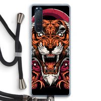 Tiger and Rattlesnakes: Sony Xperia 5 II Transparant Hoesje met koord - thumbnail