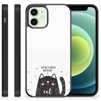 iPhone 12 Mini | Bumper Hoesje | Cat Good Day