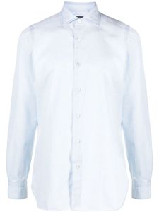 Finamore 1925 Napoli chemise Napoli à manches longues - Bleu