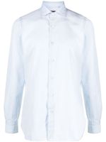 Finamore 1925 Napoli chemise Napoli à manches longues - Bleu