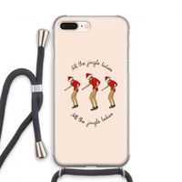 Jingle Ladies: iPhone 7 PLUS Transparant Hoesje met koord