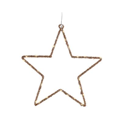 Kerstster Lumineo Gouden 38 x 38 cm Kerstster Lumineo Gouden 38 x 38 cm