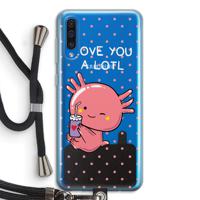 Love You A Lotl: Samsung Galaxy A50 Transparant Hoesje met koord
