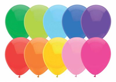 Gekleurde Feest Ballonnen 100 stuks - 30 cm