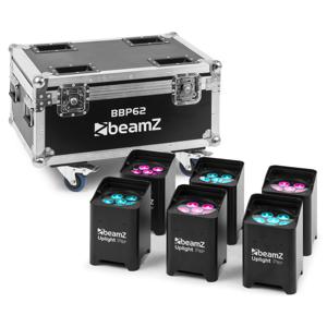 Retourdeal - BeamZ set met 6x BBP62 uplights voor binnen en buiten in