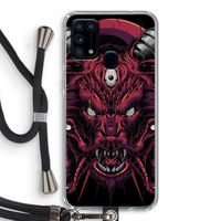Hell Hound and Serpents: Samsung Galaxy M31 Transparant Hoesje met koord