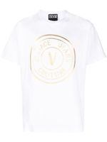 Versace Jeans Couture t-shirt à imprimé métallisé - Blanc - thumbnail