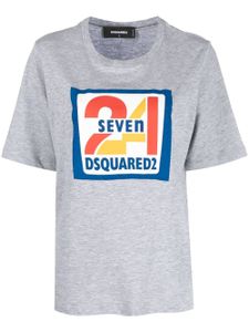 DSQUARED2 t-shirt à logo imprimé - Gris