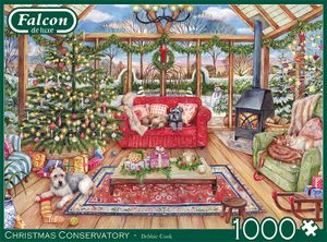 Falcon de luxe The Christmas Conservatory 1000 stukjes