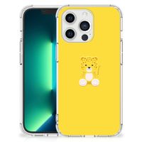 iPhone 13 Pro Max Stevig Bumper Hoesje Baby Leopard - thumbnail