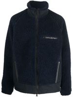 Woolrich veste texturée à logo imprimé - Bleu - thumbnail