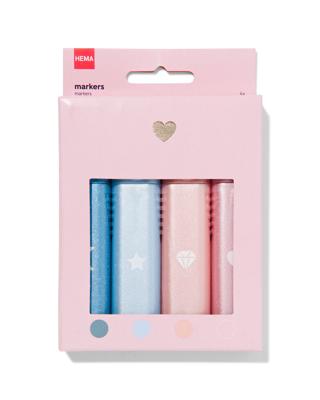 HEMA Markers metallic - 4 stuks