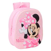 Kinderrugzak Minnie Mouse Roze 27 x 33 x 10 cm 3D