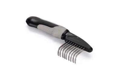 Beeztees Beeztees Klittenkam Grof Zwart/Grijs (19cm)