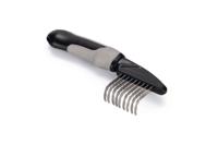 Beeztees Beeztees Klittenkam Grof Zwart/Grijs (19cm)