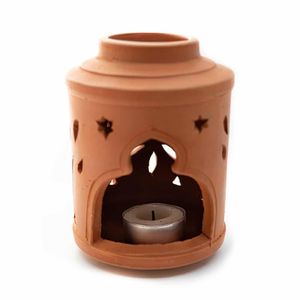Terracotta Aromabrander Bruin (12,5 cm)