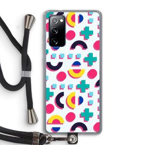 8-bit N°2: Samsung Galaxy S20 FE / S20 FE 5G Transparant Hoesje met koord