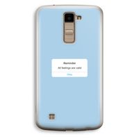 Reminder: LG K10 (2016) Transparant Hoesje Reminder: LG K10 (2016) Transparant Hoesje