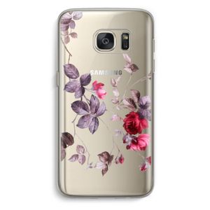 Mooie bloemen: Samsung Galaxy S7 Transparant Hoesje