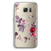Mooie bloemen: Samsung Galaxy S7 Transparant Hoesje