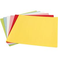 Creativ Company Lantaarnpapier, vel 30x30 cm, 80 gr, standaardkleuren, 12 vel/ 1 doos
