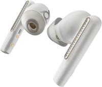 HP Poly Voyager Free 60 UC White Sand Earbuds +BT700 USB-C Adapter +Basic-Ladeetui In Ear oordopjes Computer Bluetooth Stereo Wit Volumeregeling, Microfoon