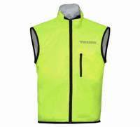 MODEKA Double Eye, Fluohesje voor op de moto, Fluo Geel-Zilver