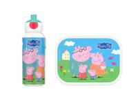 2-delige Mepal lunchset campus Peppa pig lunchbox + drinkfles pop-up